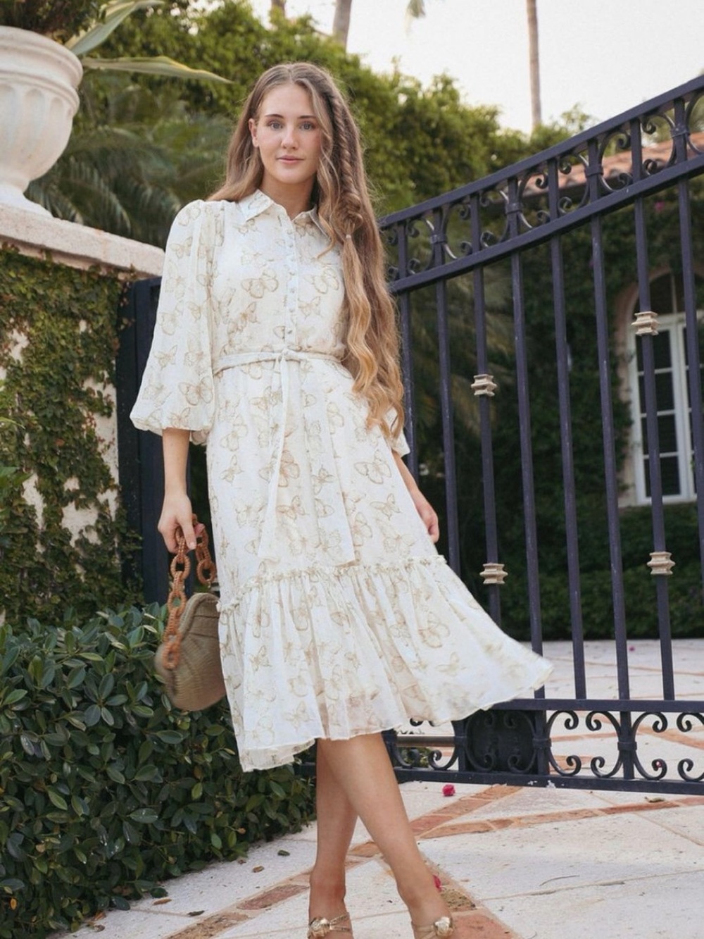 NWT Dainty Jewells Butterfly Dress